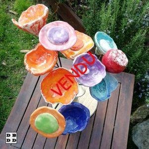 bouquet fleurs céramique