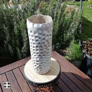 Vase blanc céramique