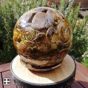 boule bronze décoration