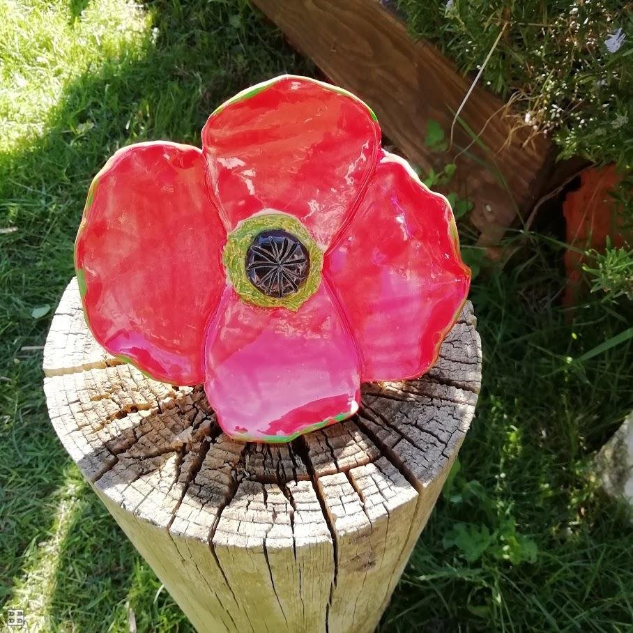 feur décoration rouge