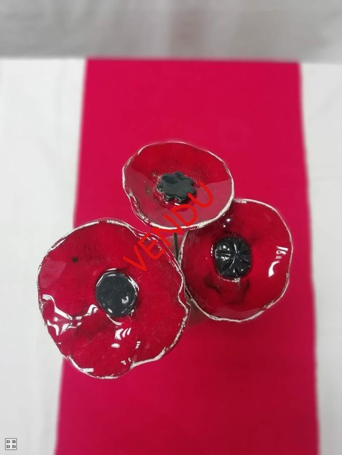 fleurs céramique en bouquet