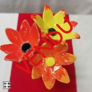 marguerites céramique en bouquet