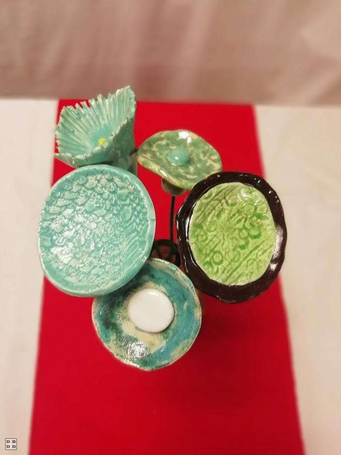 fleurs en bouquet céramique