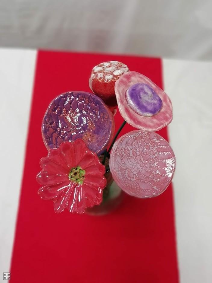 Bouguet fleurs rondes