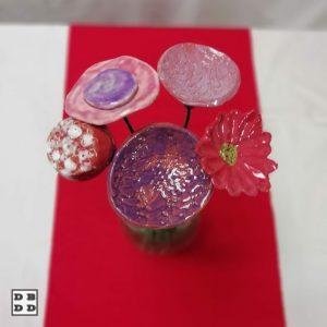 bouguet fleurs rondes