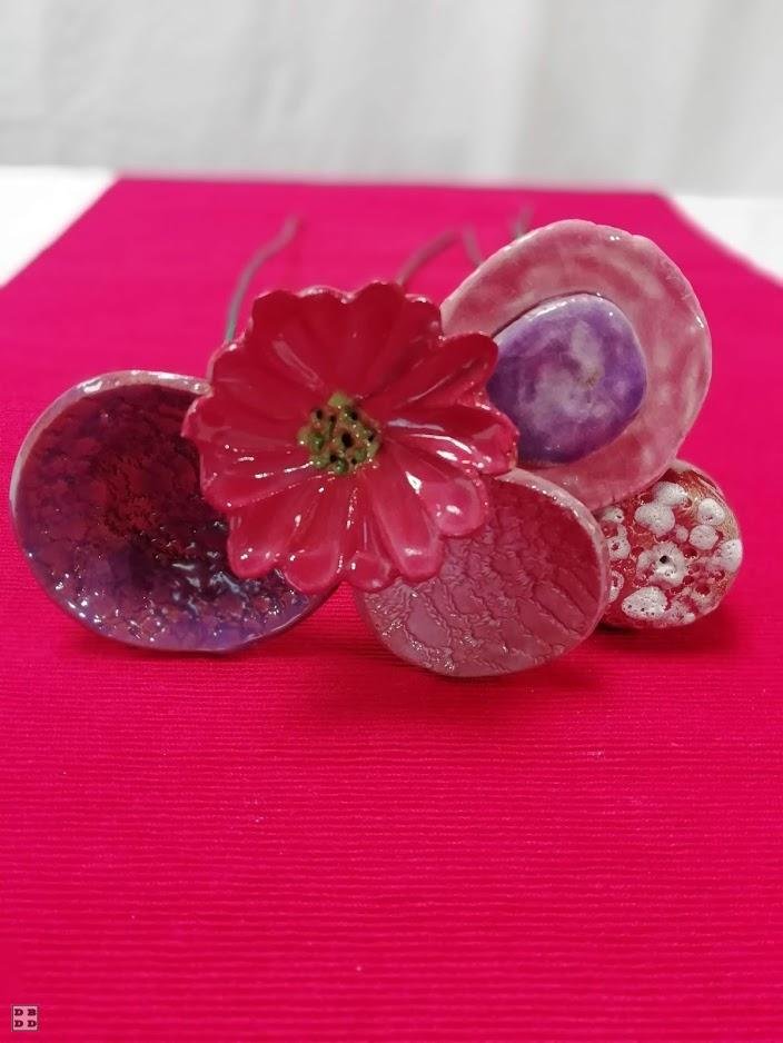 Bouguet fleurs roses