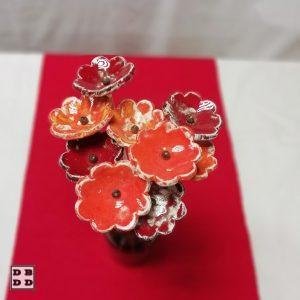 bouquet fleurs céramique