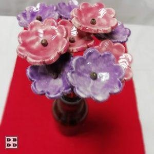 bouquet fleurs violettes