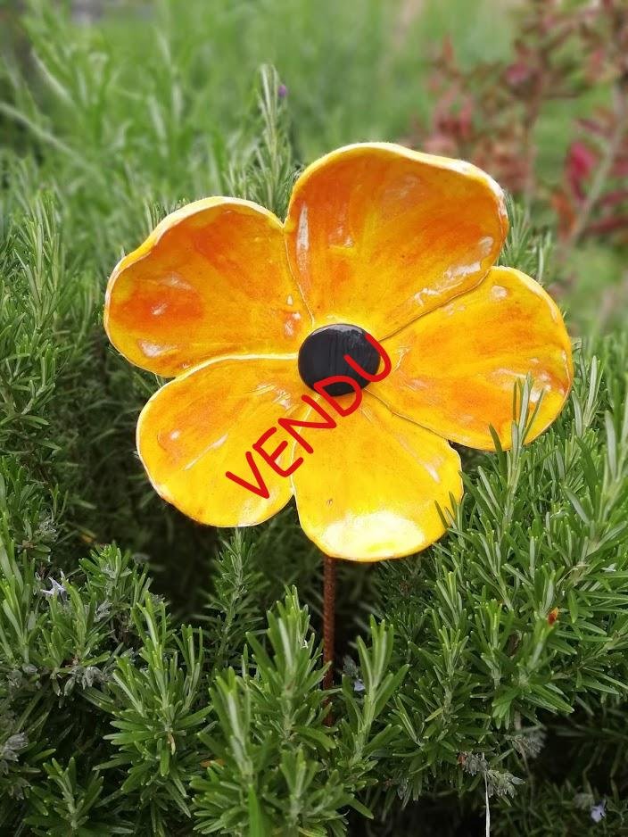 fleur céramique