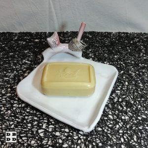 Porte-savon chat